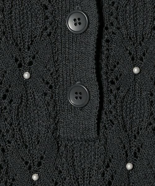 UNITED ARROWS / ユナイテッドアローズ ニット・セーター | フェイクパール レース プルオーバー ニット ウォッシャブル | 詳細17