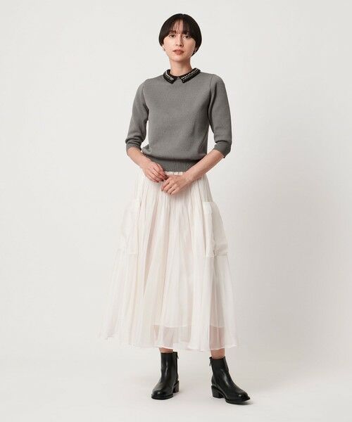 UNITED ARROWS / ユナイテッドアローズ ニット・セーター | ビジューカラー 2WAY ニット | 詳細9