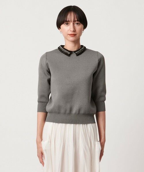 UNITED ARROWS / ユナイテッドアローズ ニット・セーター | ビジューカラー 2WAY ニット | 詳細11