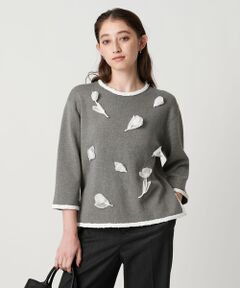 UNITED ARROWS / ユナイテッドアローズ ニット・セーター | BROCHE  フラワーモチーフ ニット