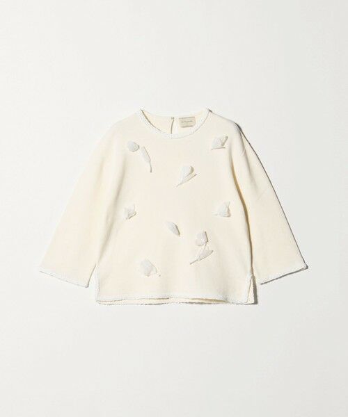 UNITED ARROWS / ユナイテッドアローズ ニット・セーター | BROCHE  フラワーモチーフ ニット | 詳細3