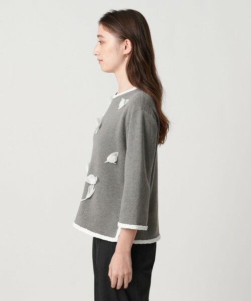 UNITED ARROWS / ユナイテッドアローズ ニット・セーター | BROCHE  フラワーモチーフ ニット | 詳細16