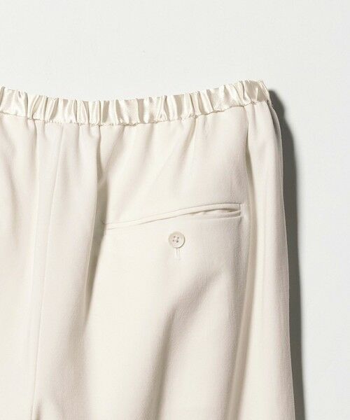 UNITED ARROWS / ユナイテッドアローズ その他パンツ | サテンウエスト イージーパンツ ホワイト -ウォッシャブル- | 詳細11