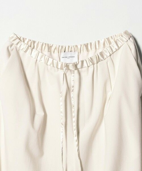 UNITED ARROWS / ユナイテッドアローズ その他パンツ | サテンウエスト イージーパンツ ホワイト -ウォッシャブル- | 詳細12