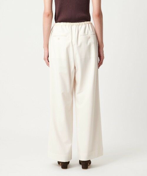 UNITED ARROWS / ユナイテッドアローズ その他パンツ | サテンウエスト イージーパンツ ホワイト -ウォッシャブル- | 詳細6