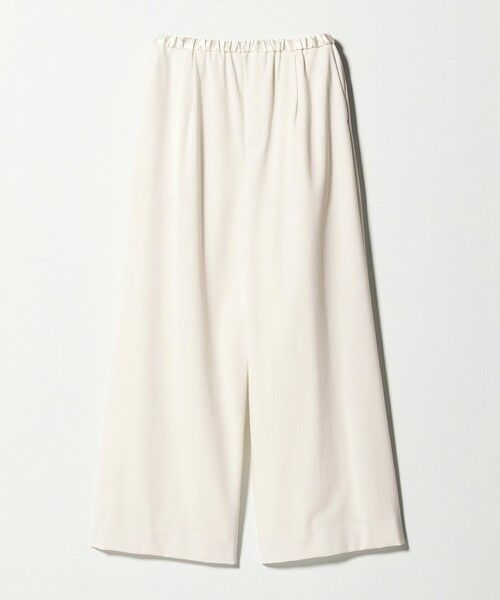 UNITED ARROWS / ユナイテッドアローズ その他パンツ | サテンウエスト イージーパンツ ホワイト -ウォッシャブル- | 詳細7