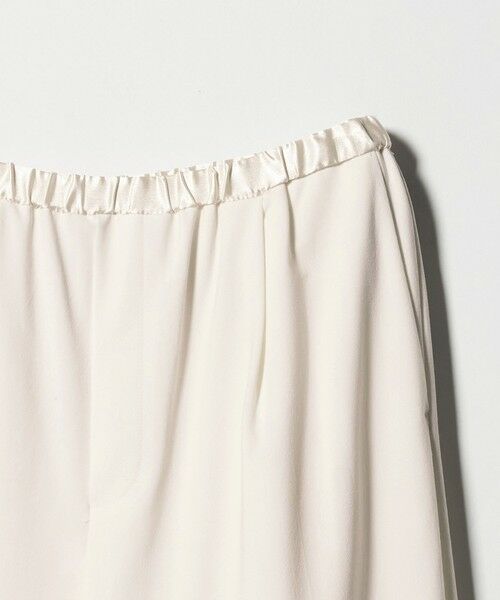 UNITED ARROWS / ユナイテッドアローズ その他パンツ | サテンウエスト イージーパンツ ホワイト -ウォッシャブル- | 詳細9