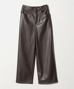 UNITED ARROWS / ユナイテッドアローズ その他パンツ | レザーライク ストレート パンツ ウォッシャブル