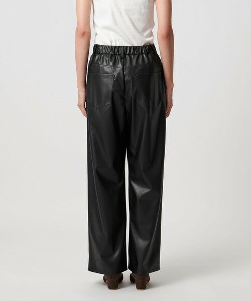 UNITED ARROWS / ユナイテッドアローズ その他パンツ | レザーライク ストレート パンツ ウォッシャブル | 詳細8