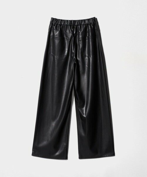 UNITED ARROWS / ユナイテッドアローズ その他パンツ | レザーライク ストレート パンツ ウォッシャブル | 詳細10