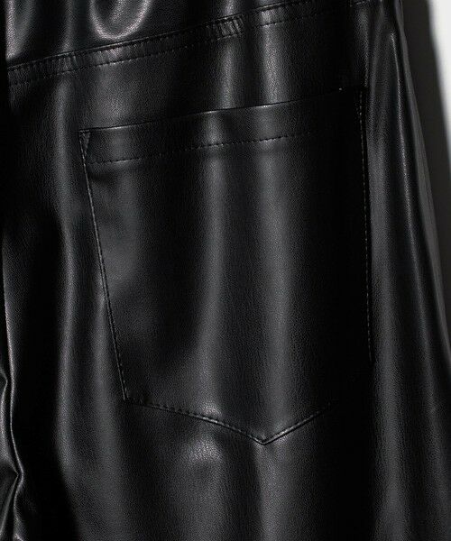 UNITED ARROWS / ユナイテッドアローズ その他パンツ | レザーライク ストレート パンツ ウォッシャブル | 詳細13