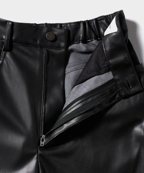 UNITED ARROWS / ユナイテッドアローズ その他パンツ | レザーライク ストレート パンツ ウォッシャブル | 詳細14