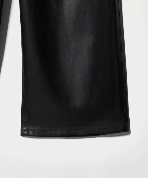 UNITED ARROWS / ユナイテッドアローズ その他パンツ | レザーライク ストレート パンツ ウォッシャブル | 詳細15