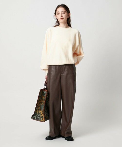 UNITED ARROWS / ユナイテッドアローズ その他パンツ | レザーライク ストレート パンツ ウォッシャブル | 詳細20