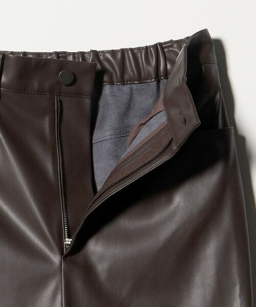 UNITED ARROWS / ユナイテッドアローズ その他パンツ | レザーライク ストレート パンツ ウォッシャブル | 詳細19