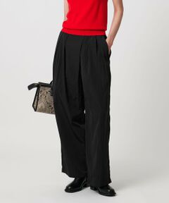 UNITED ARROWS / ユナイテッドアローズ その他パンツ | アシンメトリー タック ワイドパンツ はっ水 ウォッシャブル