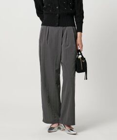 UNITED ARROWS / ユナイテッドアローズ その他パンツ | アシンメトリー タック ワイドパンツ はっ水 ウォッシャブル