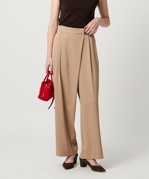 UNITED ARROWS / ユナイテッドアローズ その他パンツ | ドレープ ラップ パンツ ウォッシャブル(BEIGE)
