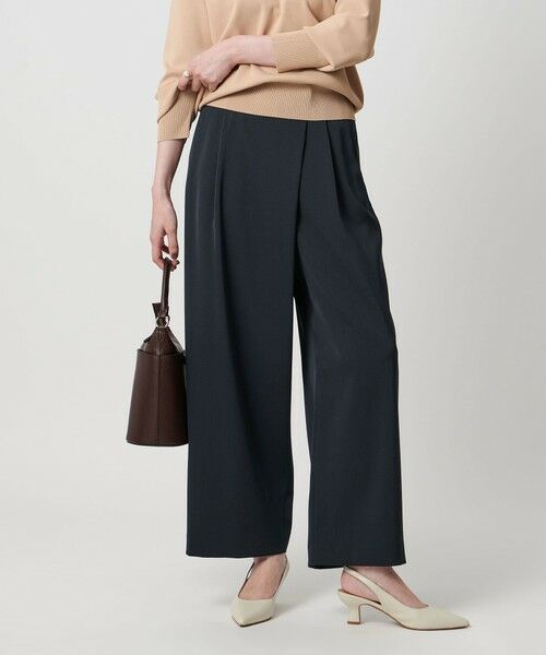 UNITED ARROWS / ユナイテッドアローズ その他パンツ | ドレープ ラップ パンツ ウォッシャブル(NAVY)