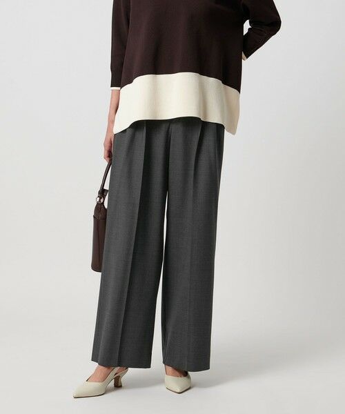 UNITED ARROWS / ユナイテッドアローズ その他パンツ | トロピカル ２タック ワイドパンツ ストレッチ | 詳細3