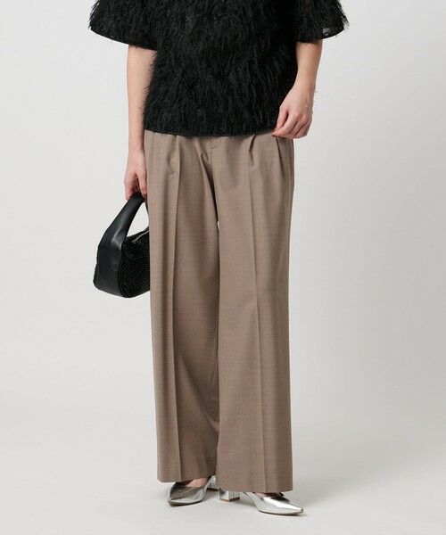 UNITED ARROWS / ユナイテッドアローズ その他パンツ | トロピカル ２タック ワイドパンツ ストレッチ | 詳細5