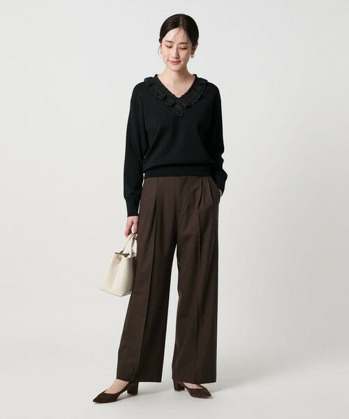 UNITED ARROWS / ユナイテッドアローズ その他パンツ | トロピカル ２タック ワイドパンツ ストレッチ | 詳細17