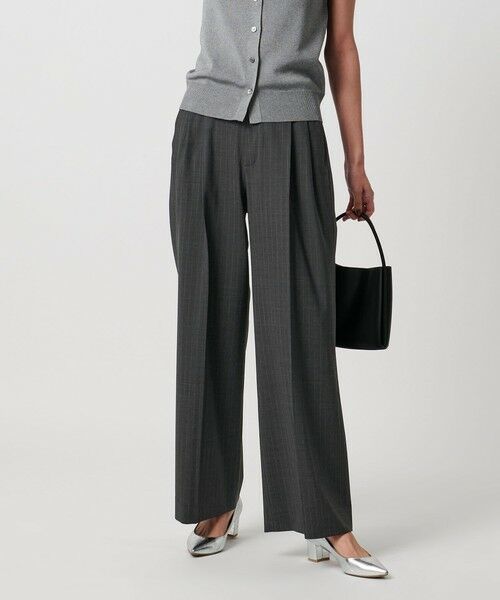 UNITED ARROWS / ユナイテッドアローズ その他パンツ | トロピカル ２タック ワイドパンツ ストレッチ | 詳細23