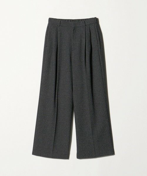 UNITED ARROWS / ユナイテッドアローズ スラックス・ドレスパンツ | 2タック メランジ ワイド パンツ ‐ウォッシャブル‐ | 詳細3