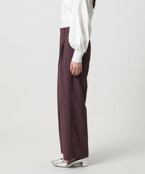 UNITED ARROWS / ユナイテッドアローズ スラックス・ドレスパンツ | 2タック メランジ ワイド パンツ ‐ウォッシャブル‐ | 詳細13