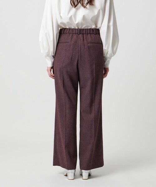 UNITED ARROWS / ユナイテッドアローズ スラックス・ドレスパンツ | 2タック メランジ ワイド パンツ ‐ウォッシャブル‐ | 詳細14