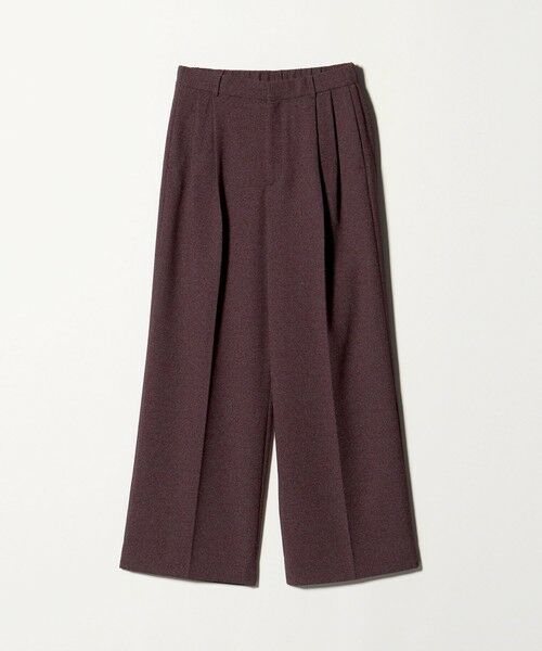 UNITED ARROWS / ユナイテッドアローズ スラックス・ドレスパンツ | 2タック メランジ ワイド パンツ ‐ウォッシャブル‐ | 詳細15