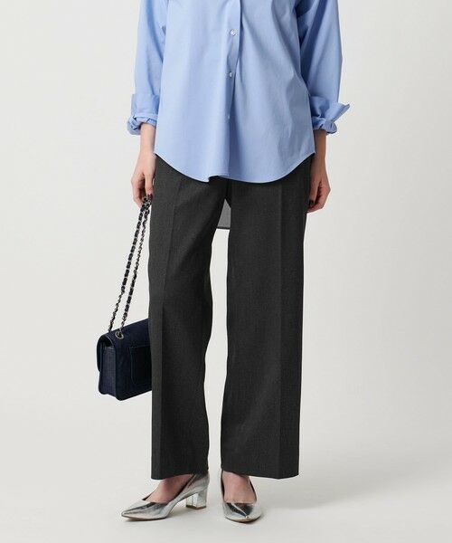 UNITED ARROWS/ユナイテッドアローズ ブライト ワイド パンツ DK. GRAY L(40) UNITED ARROWS/ユナイテッドアローズ ブライト ワイド パンツ DK. GRAY L(40)