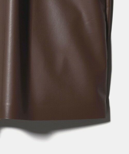 UNITED ARROWS / ユナイテッドアローズ シャツ・ブラウス | レザーライク ギャザー ブラウス ウォッシャブル | 詳細17