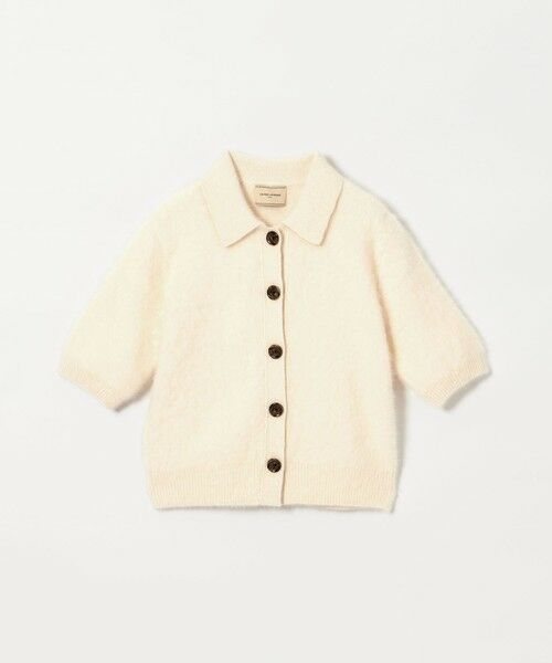 UNITED ARROWS / ユナイテッドアローズ ニット・セーター | フォックスカシミヤ ショートスリーブ ポロニット | 詳細4