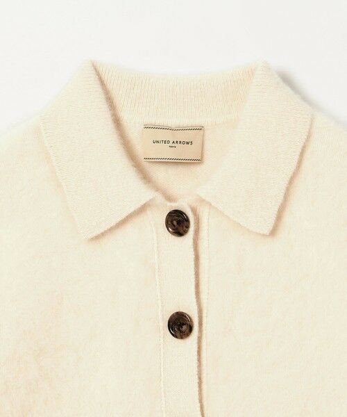UNITED ARROWS / ユナイテッドアローズ ニット・セーター | フォックスカシミヤ ショートスリーブ ポロニット | 詳細6