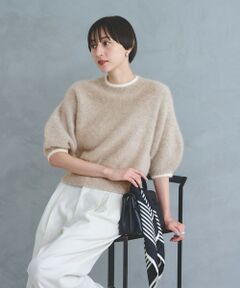【ららら様用】UNITED ARROWS カシミヤ100%半袖ニット　タグ付き UNITED ARROWS｜ユナイテッドアローズのニット/セーター（半袖