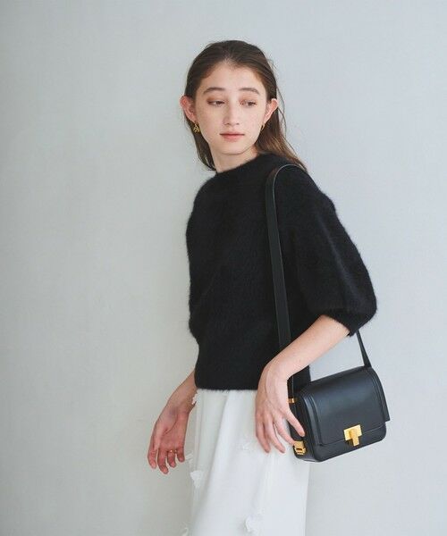 UNITED ARROWS / ユナイテッドアローズ ニット・セーター | フォックスカシミヤ パフ ハーフスリーブ ニット | 詳細2