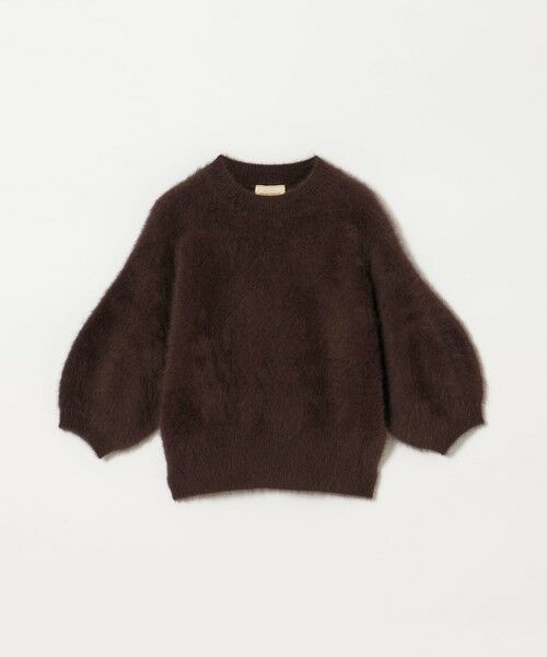 UNITED ARROWS / ユナイテッドアローズ ニット・セーター | フォックスカシミヤ パフ ハーフスリーブ ニット | 詳細13