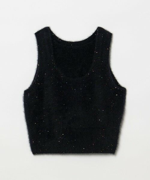 UNITED ARROWS / ユナイテッドアローズ ベスト | フォックス カシミヤ スパンコール 2WAY ニットベスト | 詳細5