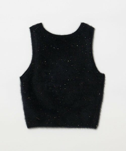 UNITED ARROWS / ユナイテッドアローズ ベスト | フォックス カシミヤ スパンコール 2WAY ニットベスト | 詳細6