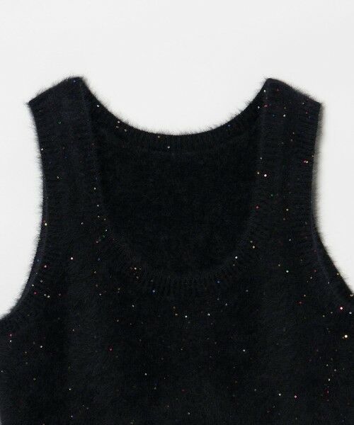 UNITED ARROWS / ユナイテッドアローズ ベスト | フォックス カシミヤ スパンコール 2WAY ニットベスト | 詳細7