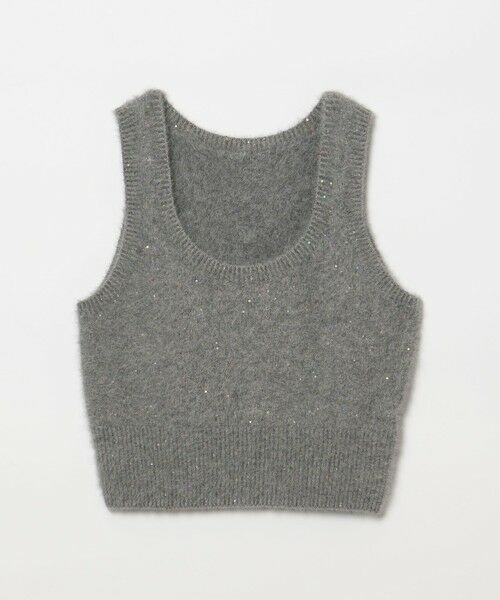 UNITED ARROWS / ユナイテッドアローズ ベスト | フォックス カシミヤ スパンコール 2WAY ニットベスト | 詳細16