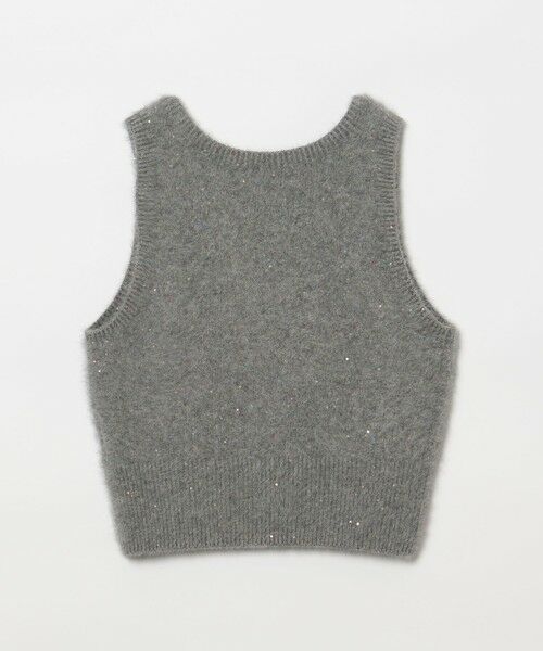 UNITED ARROWS / ユナイテッドアローズ ベスト | フォックス カシミヤ スパンコール 2WAY ニットベスト | 詳細17