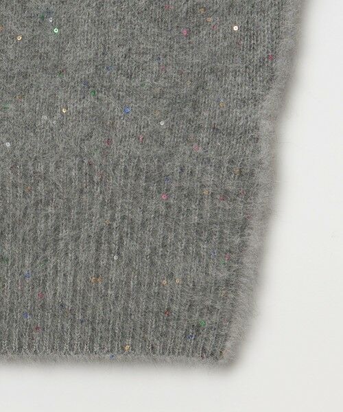 UNITED ARROWS / ユナイテッドアローズ ベスト | フォックス カシミヤ スパンコール 2WAY ニットベスト | 詳細20