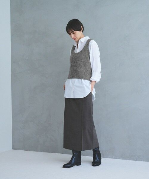 UNITED ARROWS / ユナイテッドアローズ ベスト | フォックス カシミヤ スパンコール 2WAY ニットベスト | 詳細11