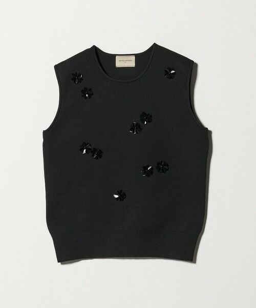 UNITED ARROWS / ユナイテッドアローズ ニット・セーター | スパンコール 3D フラワー ベスト | 詳細15