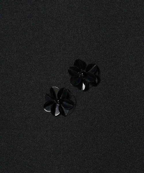 UNITED ARROWS / ユナイテッドアローズ ニット・セーター | スパンコール 3D フラワー ベスト | 詳細18