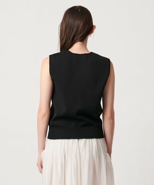 UNITED ARROWS / ユナイテッドアローズ ニット・セーター | スパンコール 3D フラワー ベスト | 詳細14