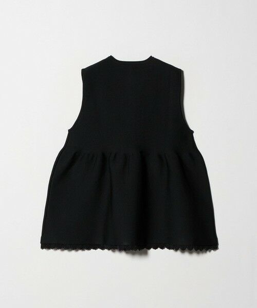 UNITED ARROWS / ユナイテッドアローズ ベスト | レース ペプラム ニットベスト ‐ウォッシャブル‐ | 詳細5