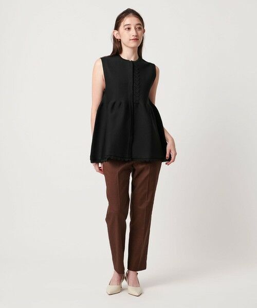 UNITED ARROWS / ユナイテッドアローズ ベスト | レース ペプラム ニットベスト ‐ウォッシャブル‐ | 詳細2